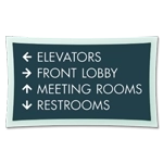 4-Line Directional Sign