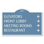 4-Line Directional Sign (Extended Width)