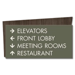 4-Line Directional Sign