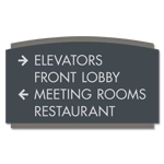 4-Line Directional Sign