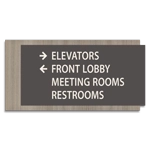 4-Line Directional Sign