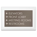 4-Line Directional Sign