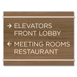 4-Line Directional Sign