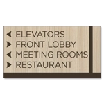 4-Line Directional Sign