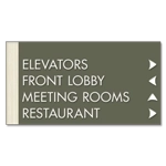 4-Line Directional Sign