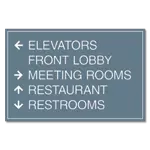 5-Line Directional Sign