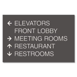 5-Line Directional Sign