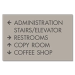 5-Line Directional Sign