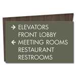 5-Line Directional Sign