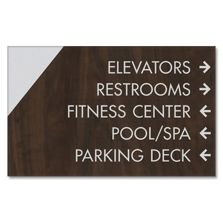 5-Line Directional Sign
