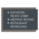 5-Line Directional Sign