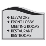 5-Line Directional Sign