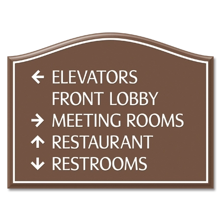 5-Line Directional Sign