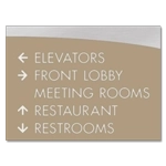 5-Line Directional Sign