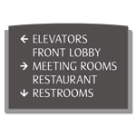 5-Line Directional Sign