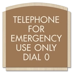 5-Line General Information Sign