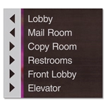 6-Line Directional Sign
