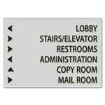 6-Line Directional Sign
