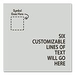 6-line General Information Sign w/Symbol