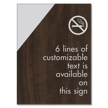 6-Line General Information Sign w/ Symbol