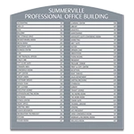 60-Line Directory Sign