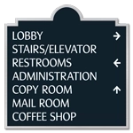 7-Line Directional Sign