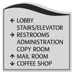 7-Line Directional Sign