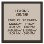 7-Line General Information Sign