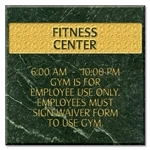 8-Line Common Room Sign
