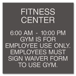 8-Line Common Room Sign