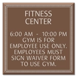 8-Line Common Room Sign