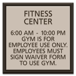 8-Line Common Room Sign