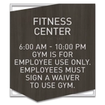 8-Line Common Room Sign