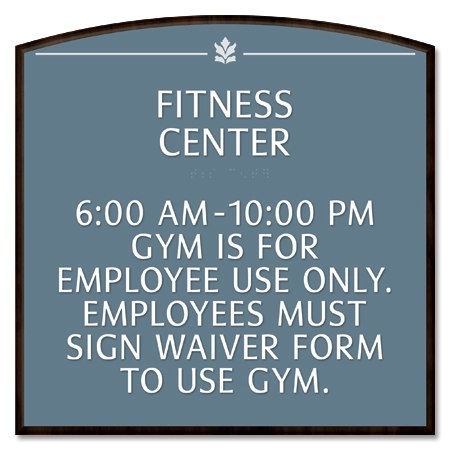 8-Line Common Room Sign