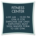 8-Line Common Room Sign