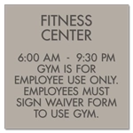 8-Line Common Room Sign