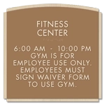 8-Line Common Room Sign