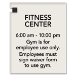 8-Line Common Room Sign