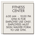 8-Line Common Room Sign
