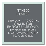 8-Line Common Room Sign