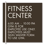 8-Line Common Room Sign