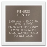 8-Line Common Room Sign