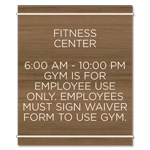 8-Line Common Room Sign