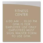 8-Line Common Room Sign