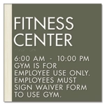 8-Line Common Room Sign