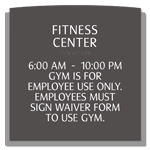 8-Line Common Room Sign