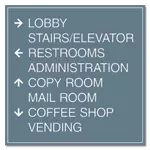 8-Line Directional Sign