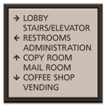 8-Line Directional Sign