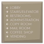 8-Line Directional Sign