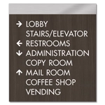 8-Line Directional Sign